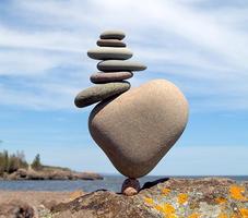 Rock Balancing Art постер