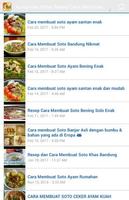 Aneka Resep Soto Nusantara screenshot 1