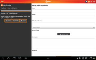 Rudaw for Tablet syot layar 2
