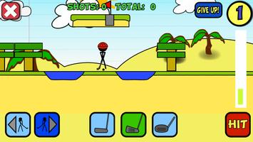 Stick Man Mega Golf screenshot 1