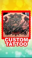 Custom Tattoo Design Cartaz