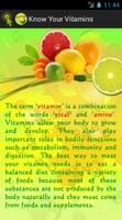 Know Your Vitamins تصوير الشاشة 2