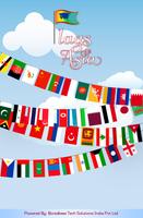 Flags Of Asia Affiche
