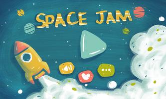 Space-Jam Affiche