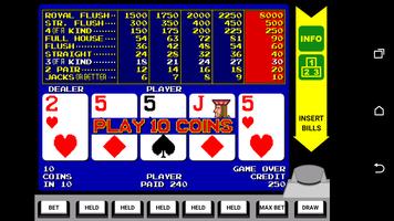 Video Poker 5-card Draw Poster