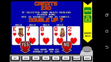 برنامه‌نما Video Poker 5-card Draw عکس از صفحه
