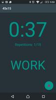 Interval Training Timer captura de pantalla 1