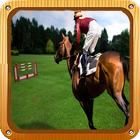 Horse Jumping Riding آئیکن