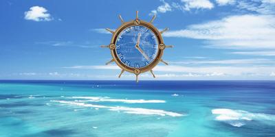 Aloha Compass Clock Travel LWP Ekran Görüntüsü 2