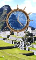 Machu Picchu Travel Compass HD Affiche