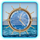Sea World Compass HD Wallpaper ikon