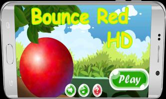 bounce red HD Affiche