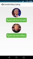 Donald Hillary Calling Prank Affiche