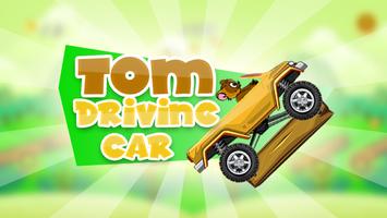 Tom Game Driving Car Affiche