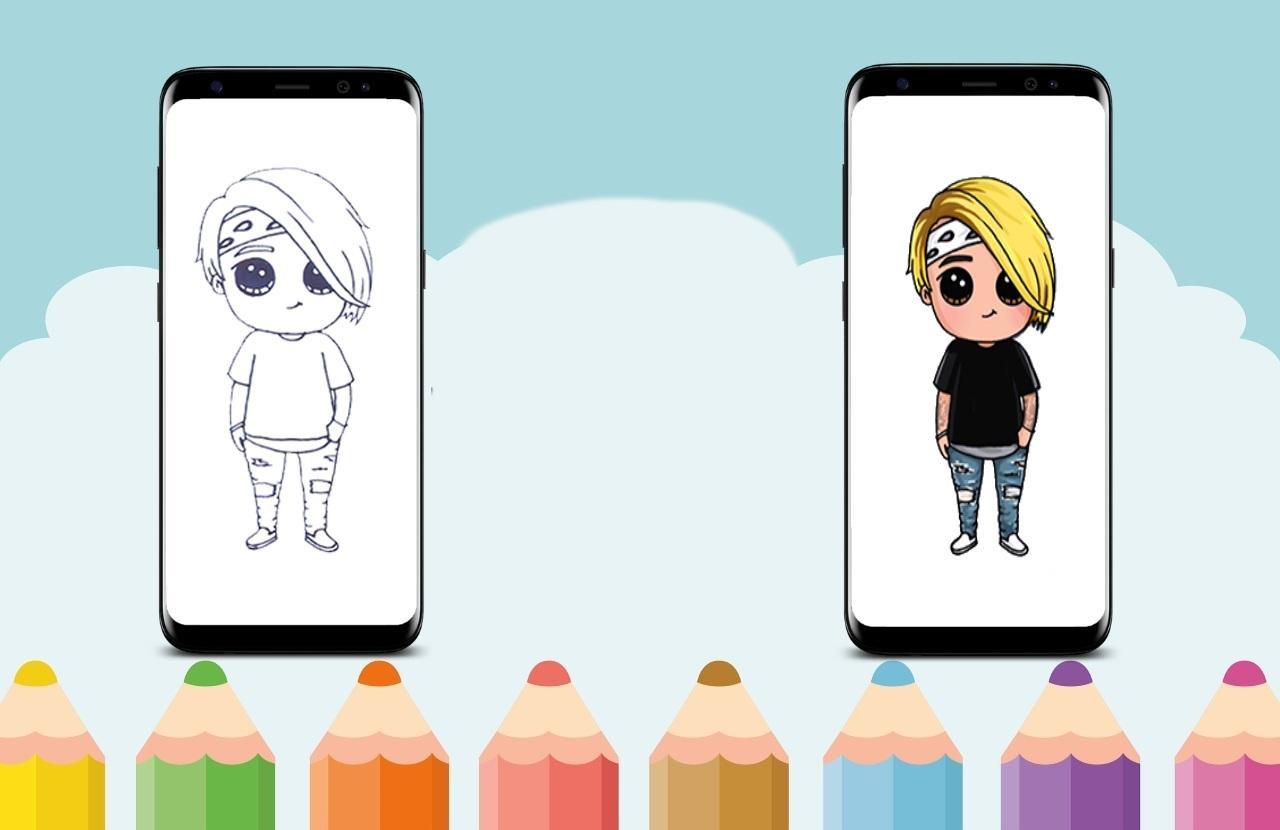 How To Draw Cute Famous People for Android - APK Download