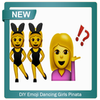 ikon DIY Emoji Dancing Girls Pinata