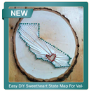 APK Easy DIY Sweetheart State Map For Valentine