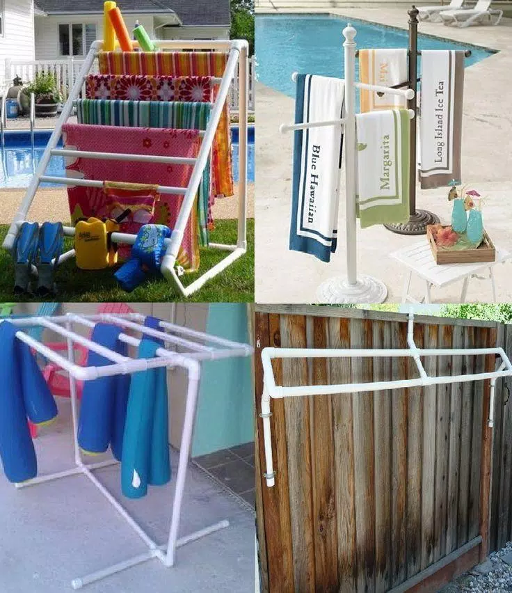 Easy Diy Pvc Laundry Rack For Android
