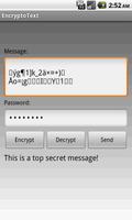 EncryptoText capture d'écran 1