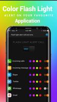 Color Flashlight Alert Call, LED Torch الملصق
