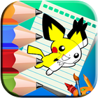 Coloring book for Poke Go icône