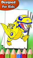 Robot Coloring book Plakat