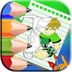 Coloring book for Bon 10 Alien