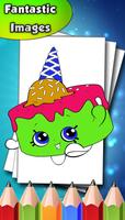 Coloring page for shopkins تصوير الشاشة 3