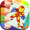 Heroes Coloring book for kids