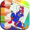 Coloring book for rangers hero
