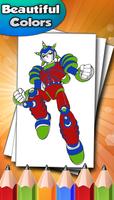 Coloring book for rangers hero الملصق