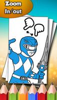 Coloring book for rangers hero تصوير الشاشة 1