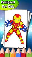 Comics Heroes Coloring book تصوير الشاشة 1
