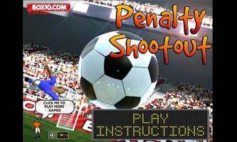 Penalty ShootOut football game poster