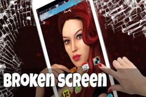 Broken Screen Prank poster