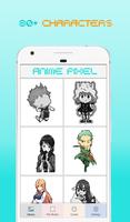 Anime Pixel Art - Hero Academia Coloring Game poster