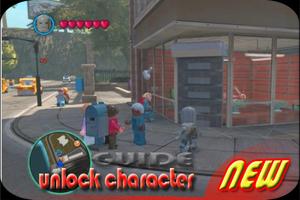 Guide 4 unlock characters Lego Affiche