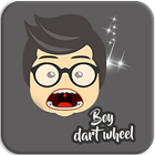 Boy Dart Wheel أيقونة