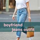 boyfriend jeans outfit ideas icon