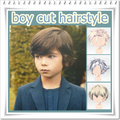 Boy cut hairstyle
