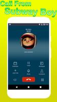 Free Call From Subway Surfer Fake स्क्रीनशॉट 1