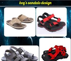conception de sandales pour garçons Affiche