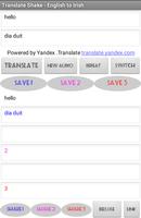 Translate English to Irish تصوير الشاشة 1