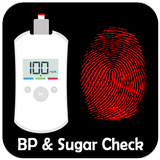 BP and Sugar Check Through Finger Prank icône