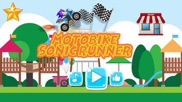 Motorbike Sonic runner 2 Affiche
