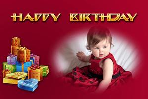 Birthday Photo Frames پوسٹر