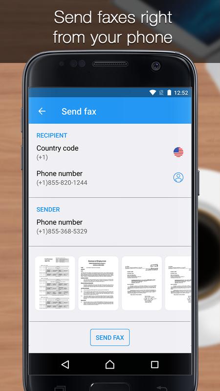 enviar fax grtis para android cartaz