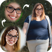 chicas gracioso cortar pegar foto editor