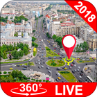 GPS Street View live 3D - Earth Map Live Satellite icono
