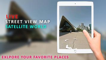 GPS Street View live 3D - Earth Map Live Satellite captura de pantalla 2